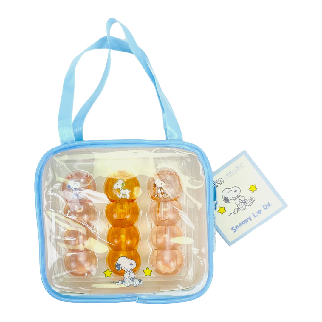 PEANUTS - 3PC LIP OIL WITH BAG