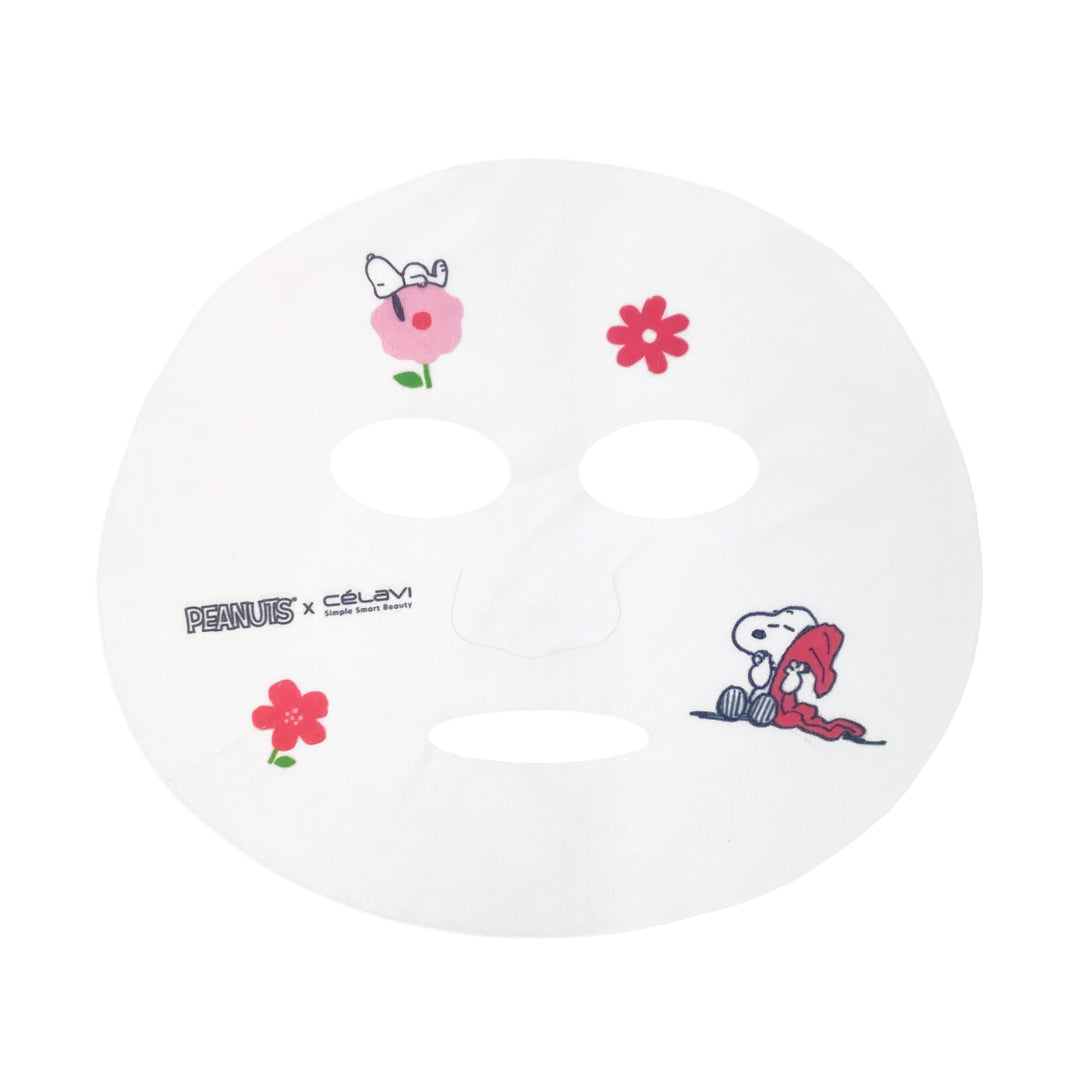 #P70145 - MASCARILLA ESTAMPADA DE MANÍ - MANZANILLA + RETINOL + VITAMINA E