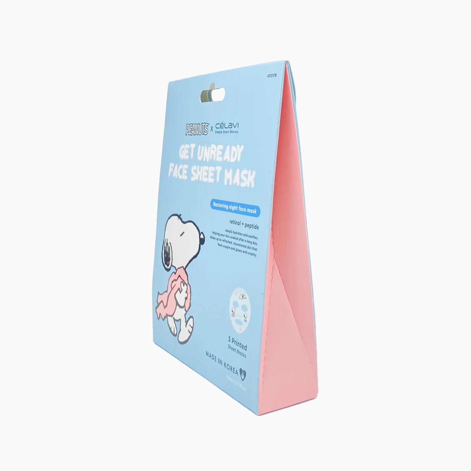 PEANUTS - FACE SHEET MASK - 5PCS