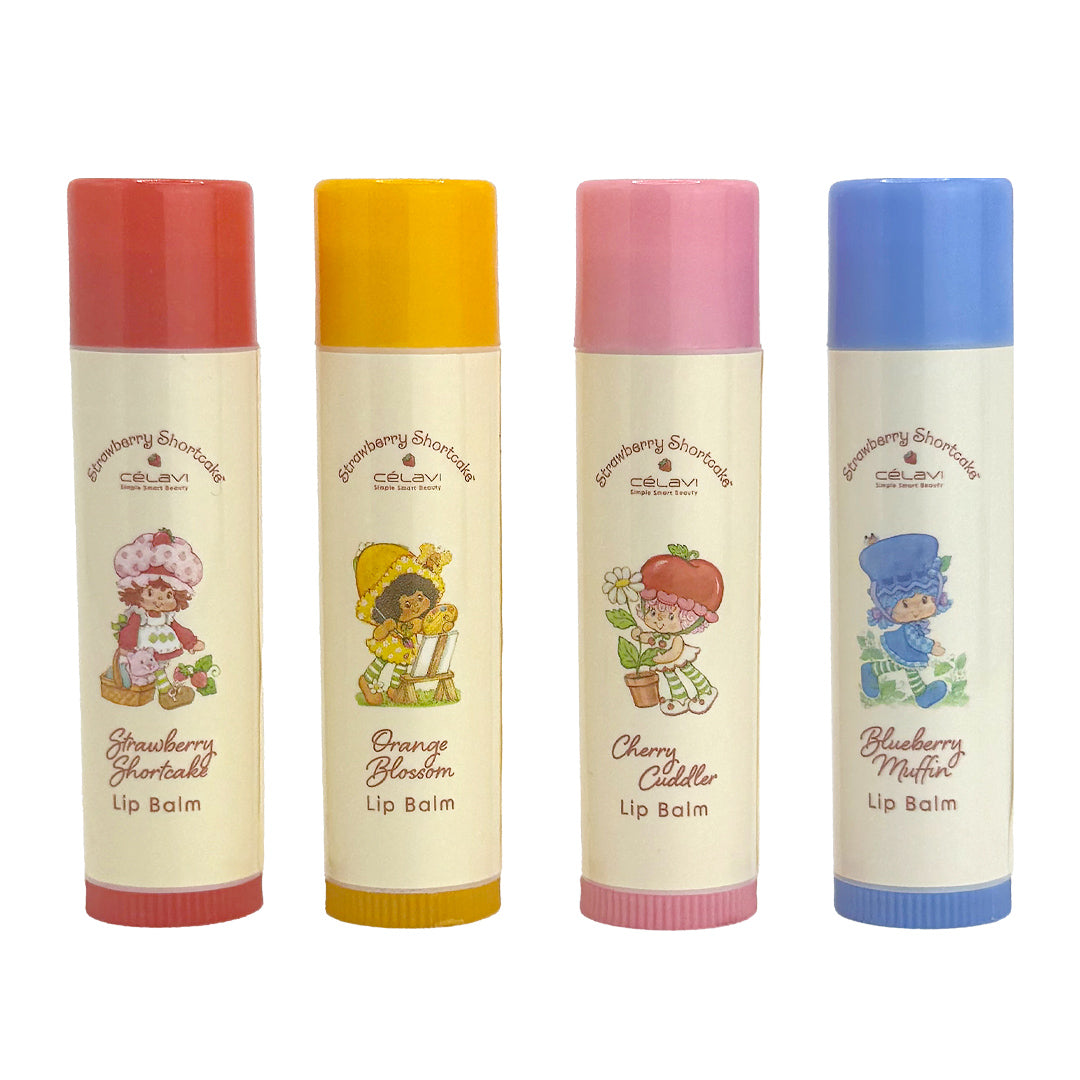STRAWBERRY SHORTCAKE 4 PC LIP BALM SET