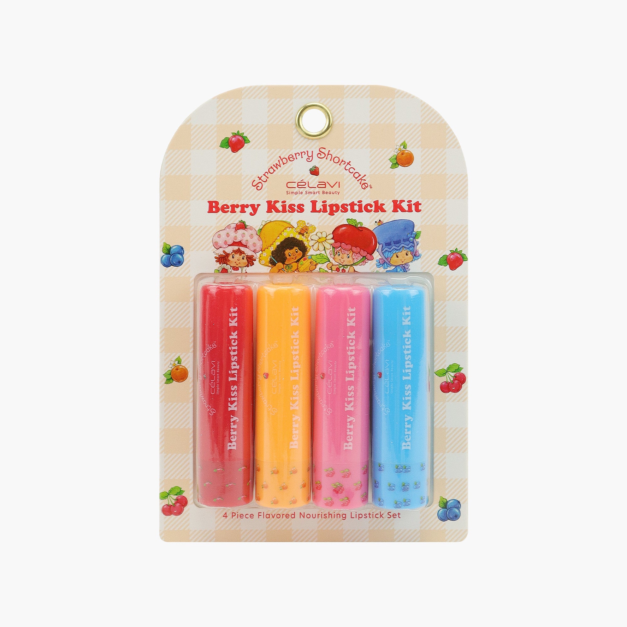 STRAWBERRY SHORTCAKE 4PC LIP STICK SET