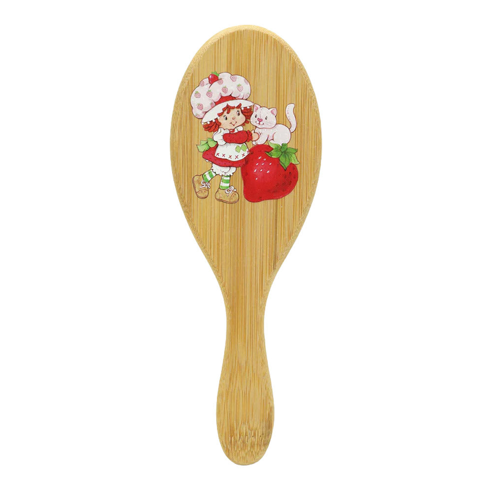 STRAWBERRY SHORTCAKE WOODEN PADDLE BRUSH