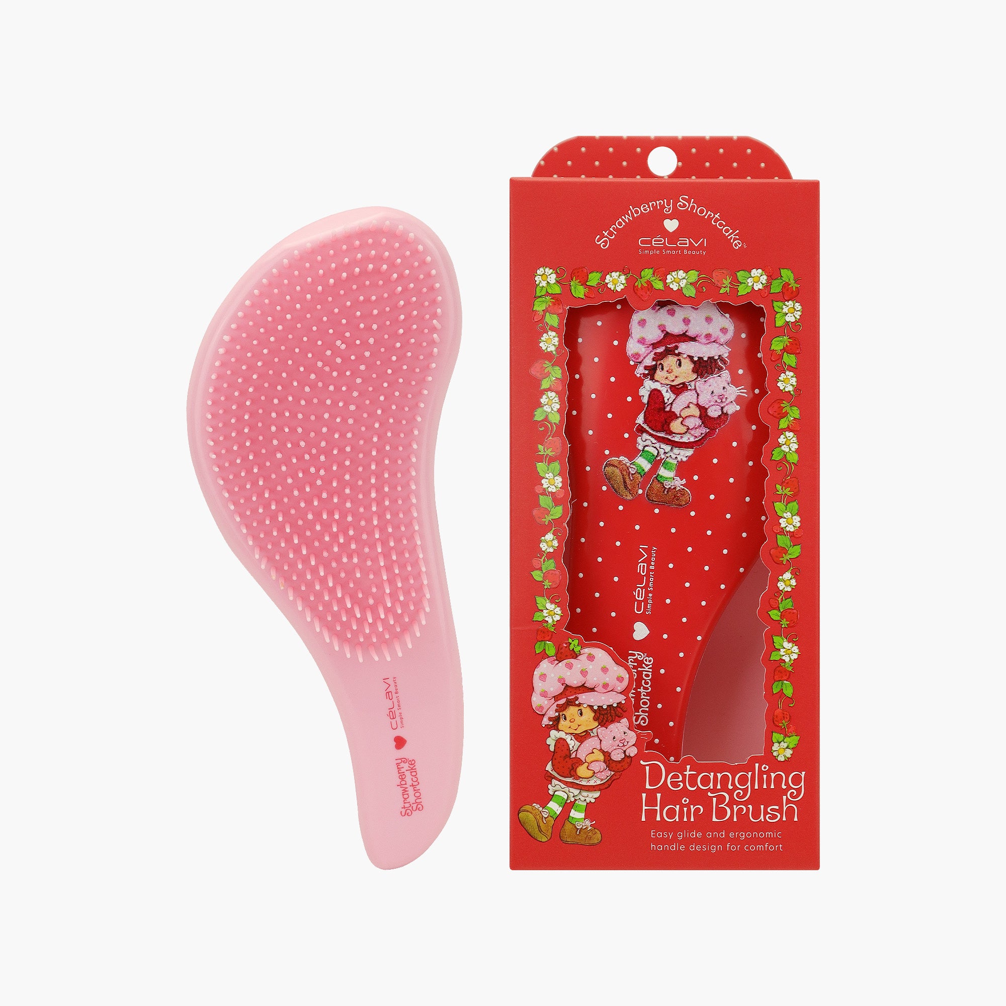 STRAWBERRY SHORTCAKE DETANGLING PRINTED BRUSH