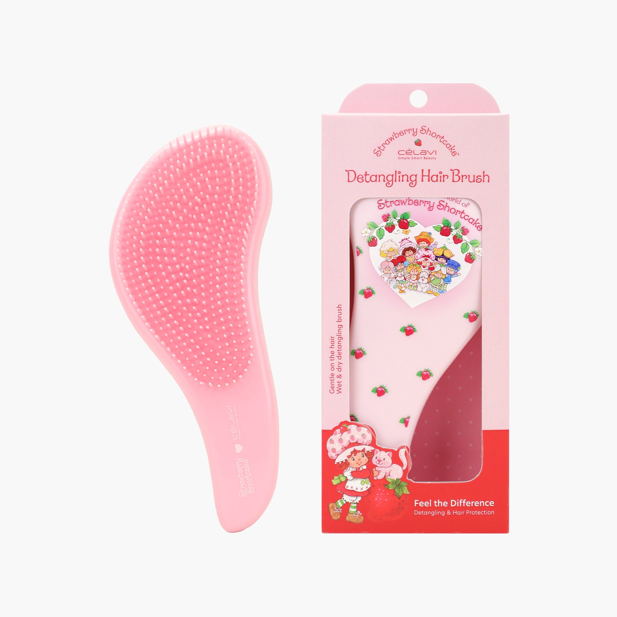 STRAWBERRY SHORTCAKE DETANGLING PRINTED BRUSH