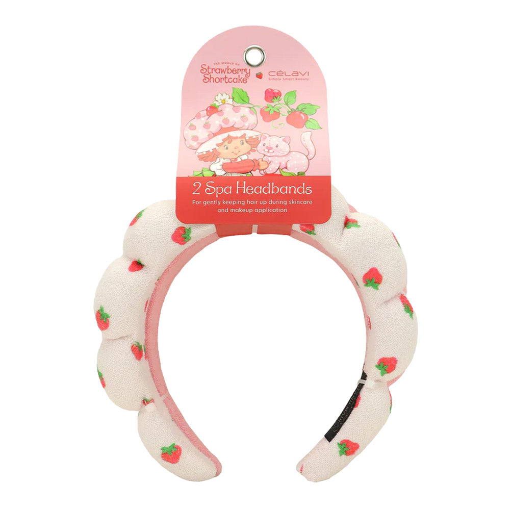 STRAWBERRY SHORTCAKE 2PC SPONGE HEADBAND