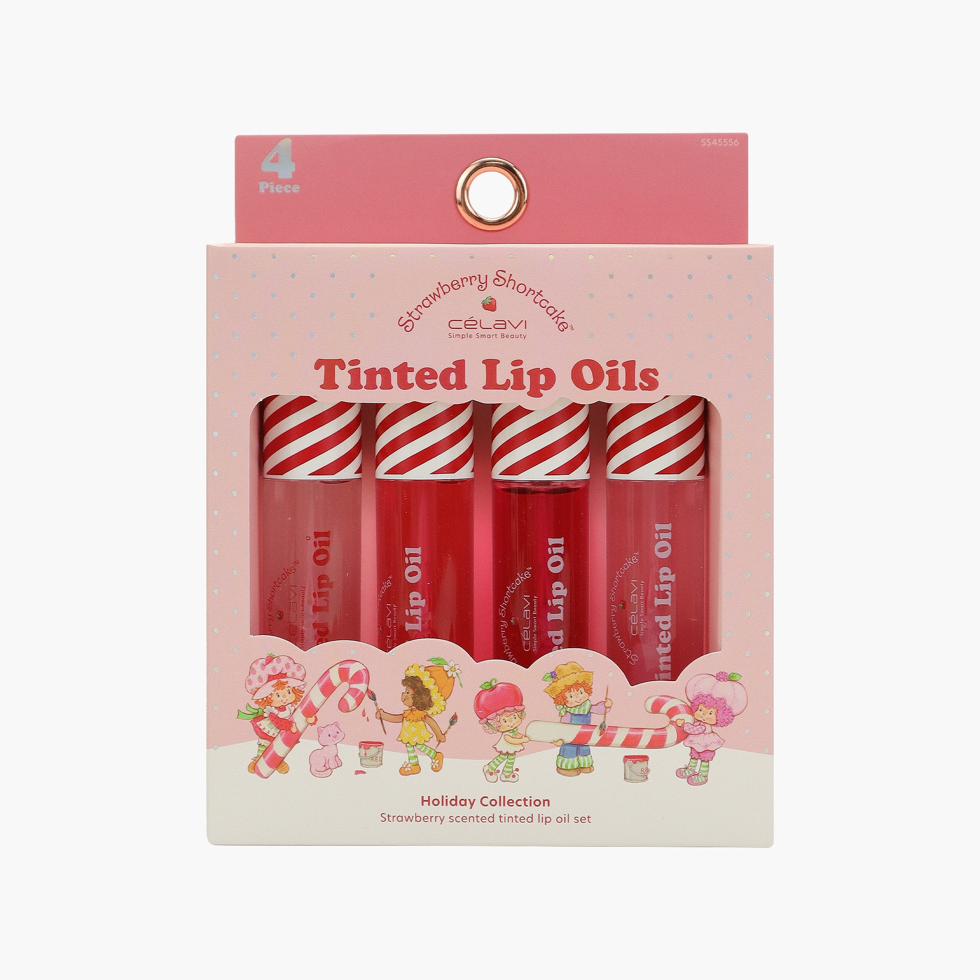 STRAWBERRY SHORTCAKE 4PC LIP OILS