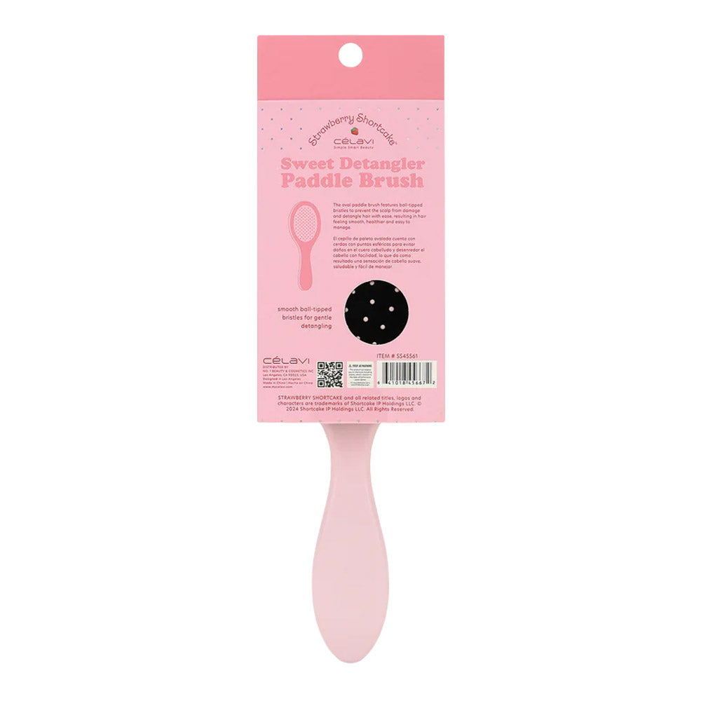 STRAWBERRY SHORTCAKE PINK PADDLE BRUSH
