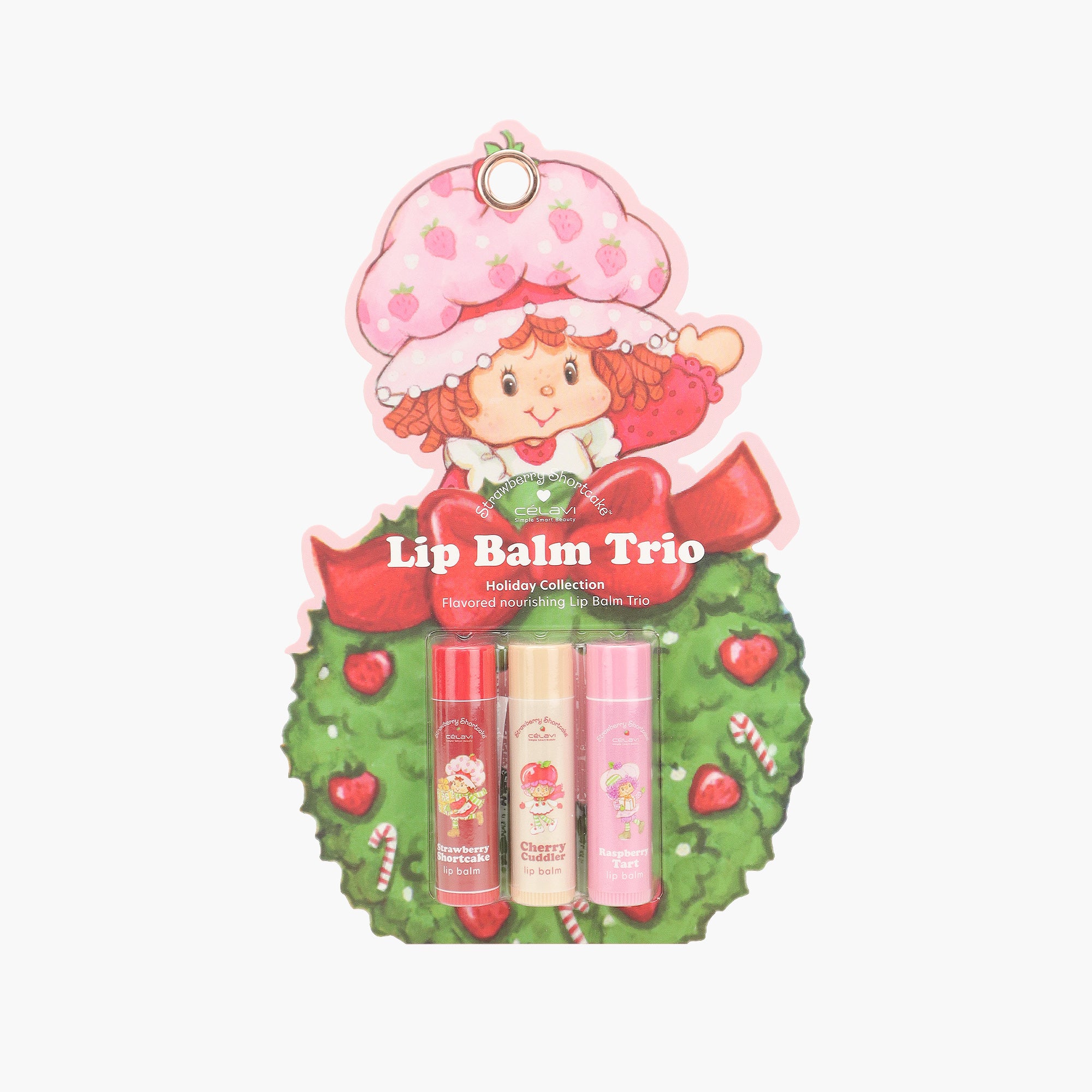 STRAWBERRY SHORTCAKE 3PC LIP BALM SET