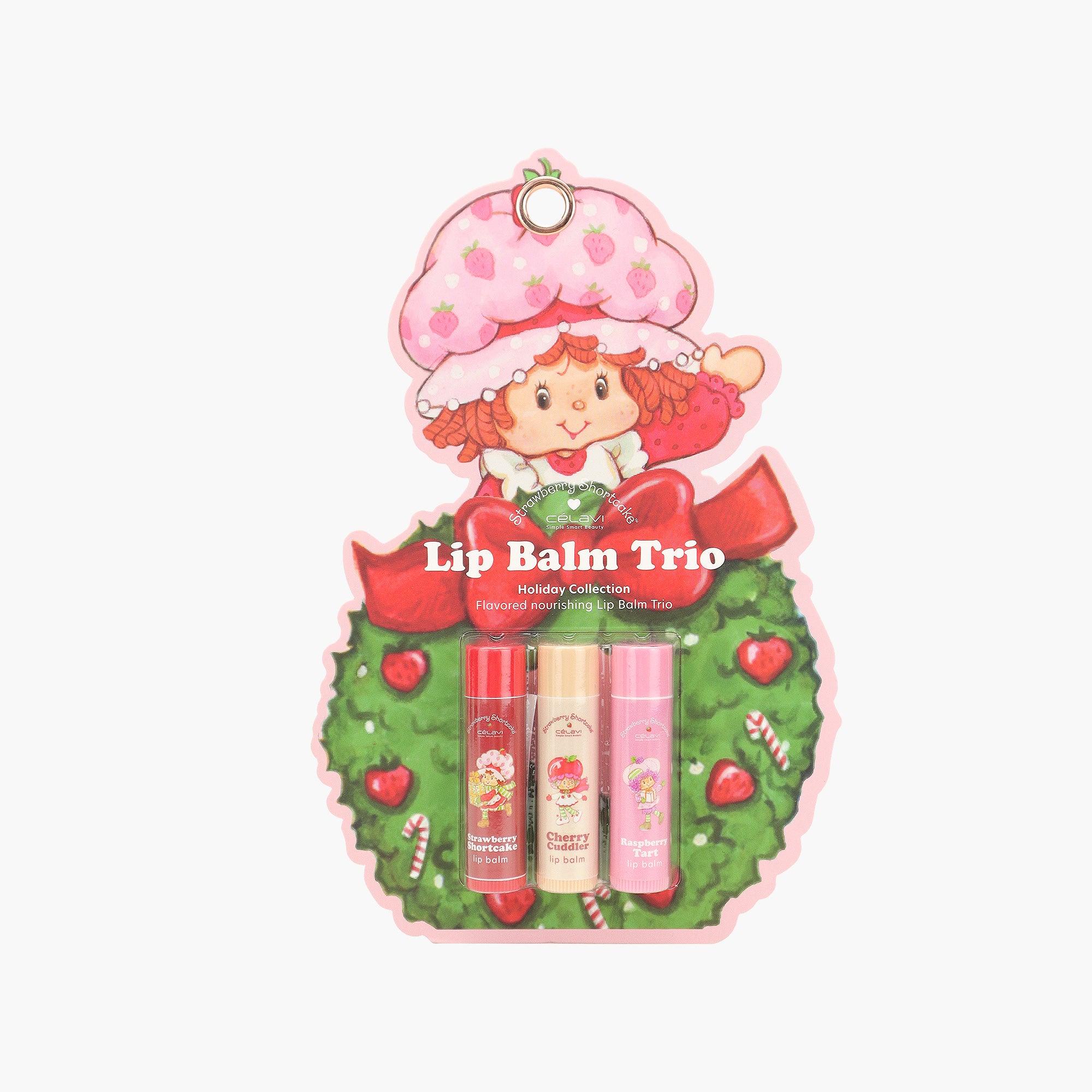 STRAWBERRY SHORTCAKE 3PC LIP BALM SET