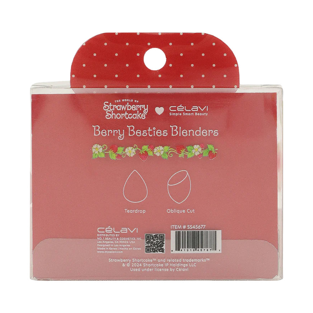 STRAWBERRY SHORTCAKE 2PC PRINTED MAKEUP BLENDERS