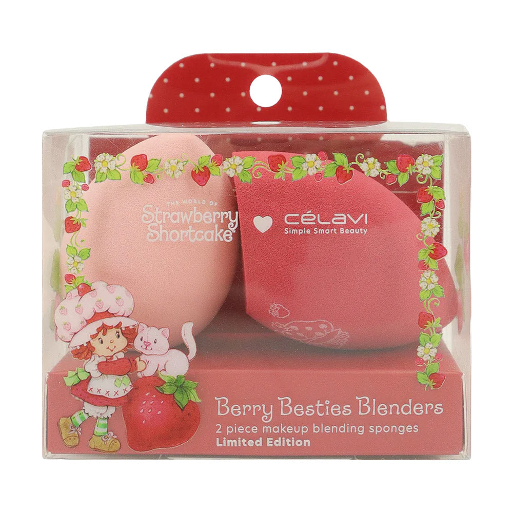 STRAWBERRY SHORTCAKE 2PC PRINTED MAKEUP BLENDERS
