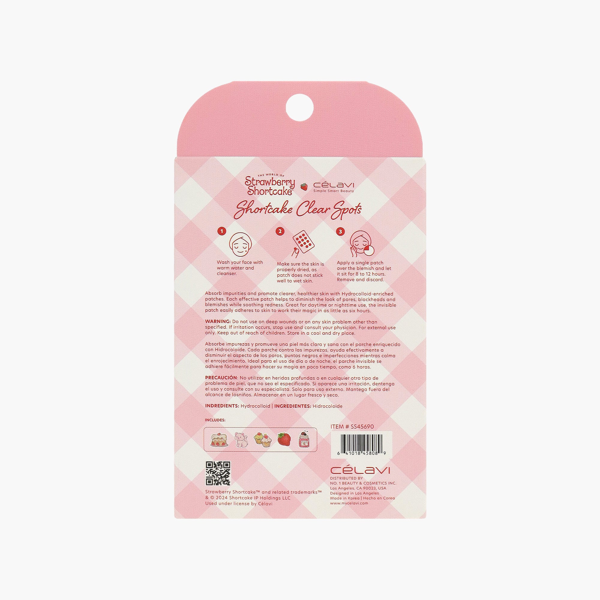 STRAWBERRY SHORTCAKE 36PC ACNE PATCH