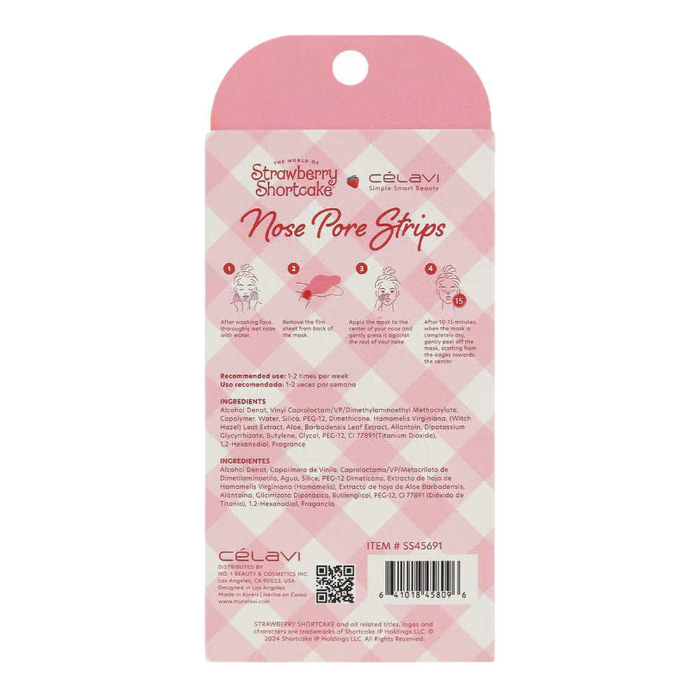 STRAWBERRY SHORTCAKE 6PC NOSE PORE PATCH