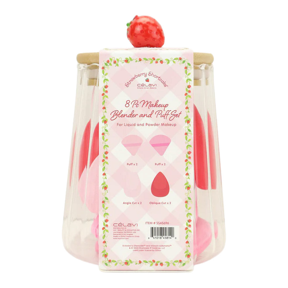 STRAWBERRY SHORTCAKE 4PC BLENDER + 4PC PUFF