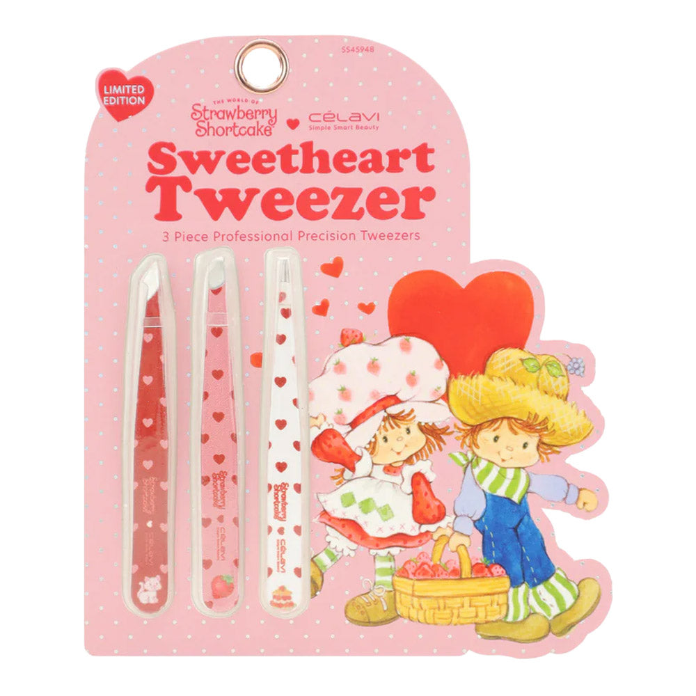 #SS45948 - JUEGO DE 3 PINZAS CON ESTAMPADO DE TARTA DE FRESA (DÍA DE SAN VALENTÍN)
