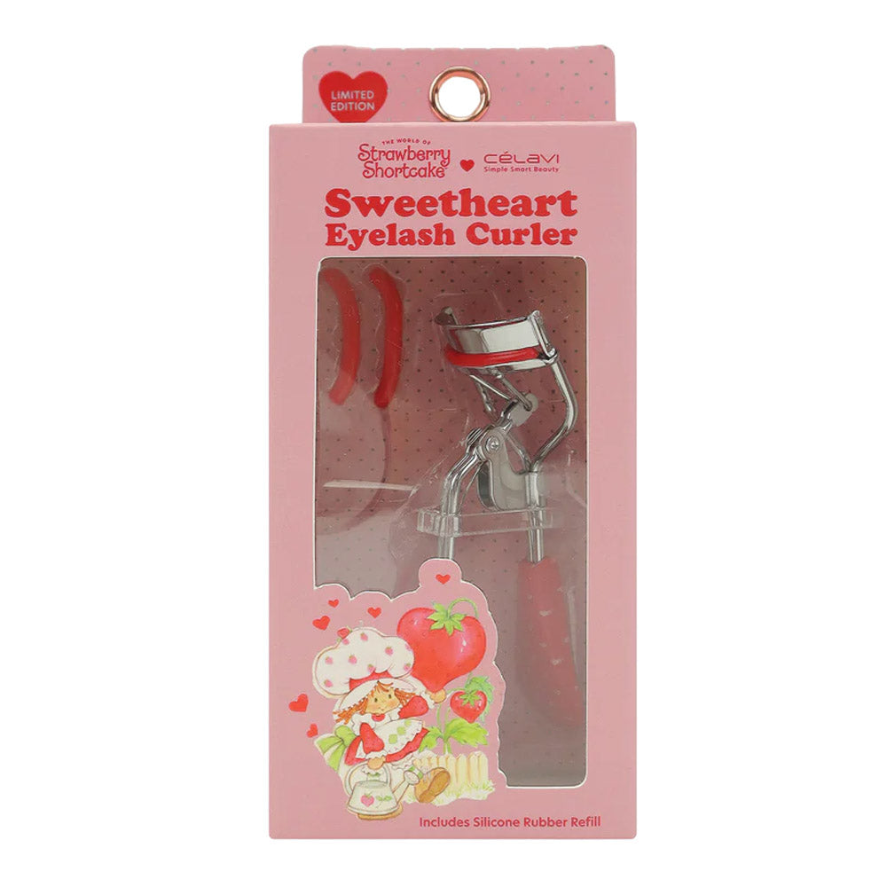 #SS45951 - RIZADOR DE PESTAÑAS ROJO 1 PIEZA TARTA DE FRESA (DÍA DE SAN VALENTÍN)