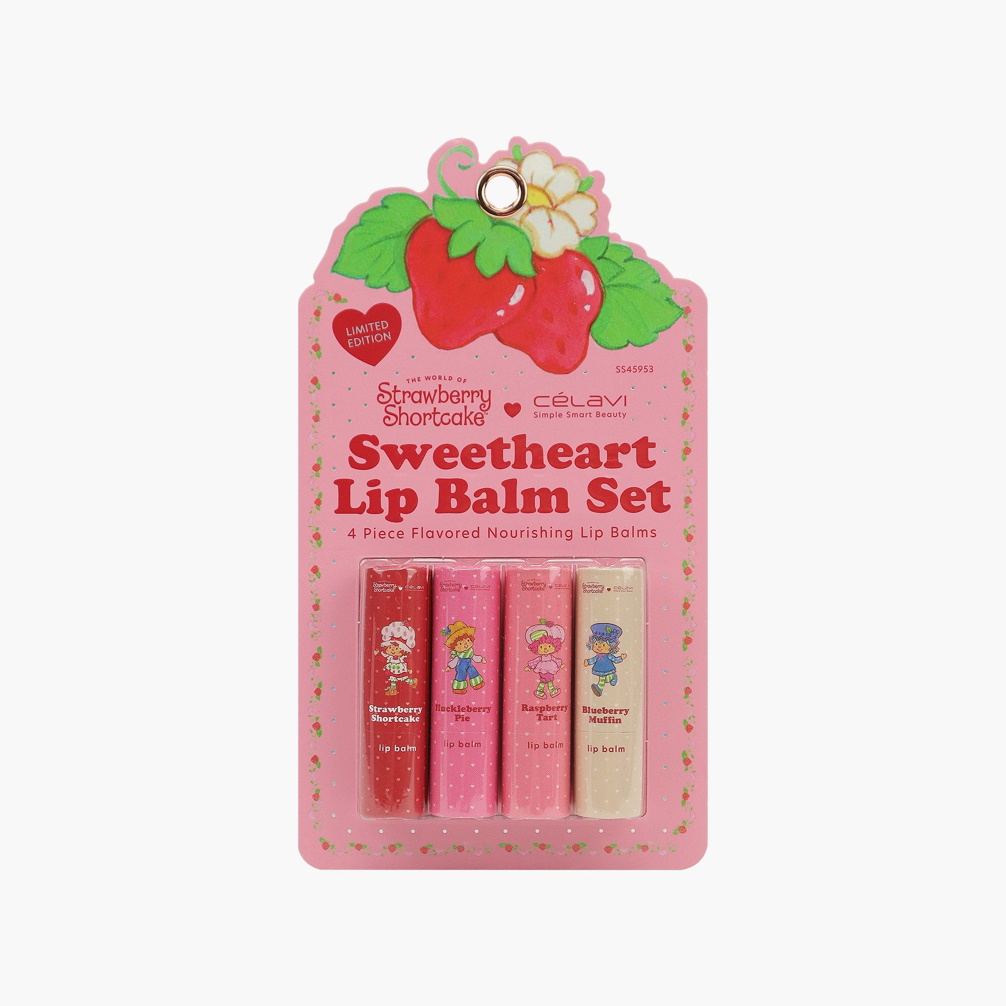STRAWBERRY SHORTCAKE SWEETHEART LIP BALM SET