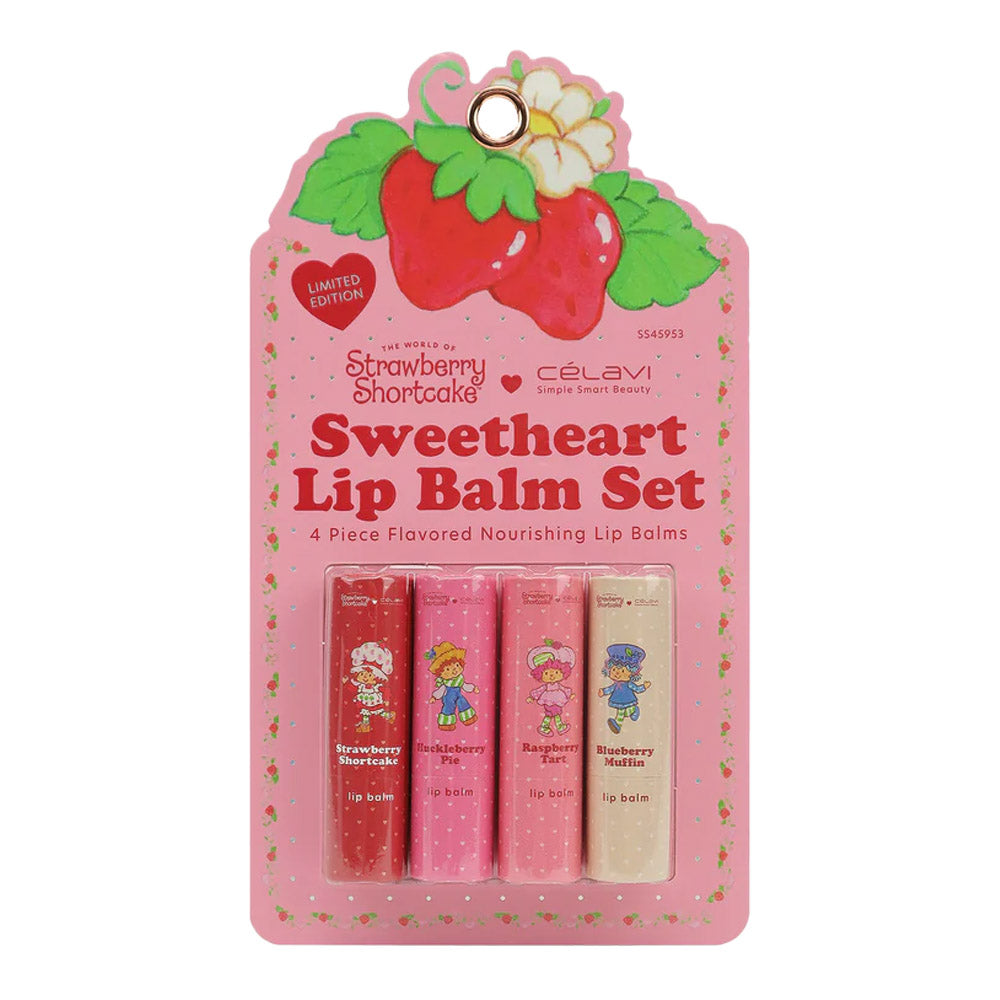 #SS45953 - SET DE BÁLSAMO LABIAL DE CORAZÓN DE FRESA