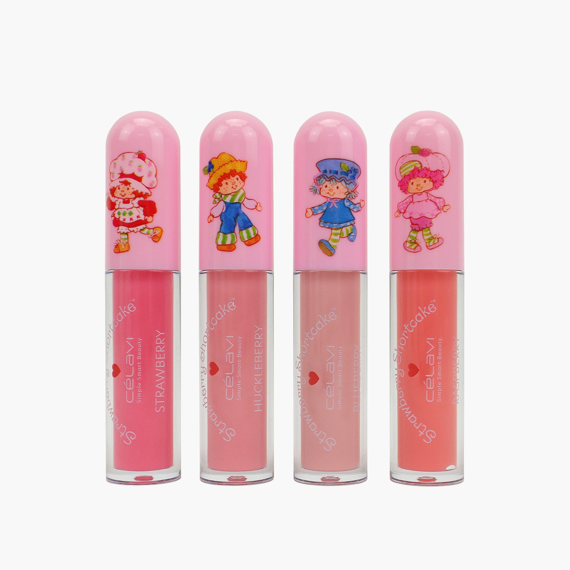 STRAWBERRY SHORTCAKE 4PC LIP GLOSS SET (V-DAY)