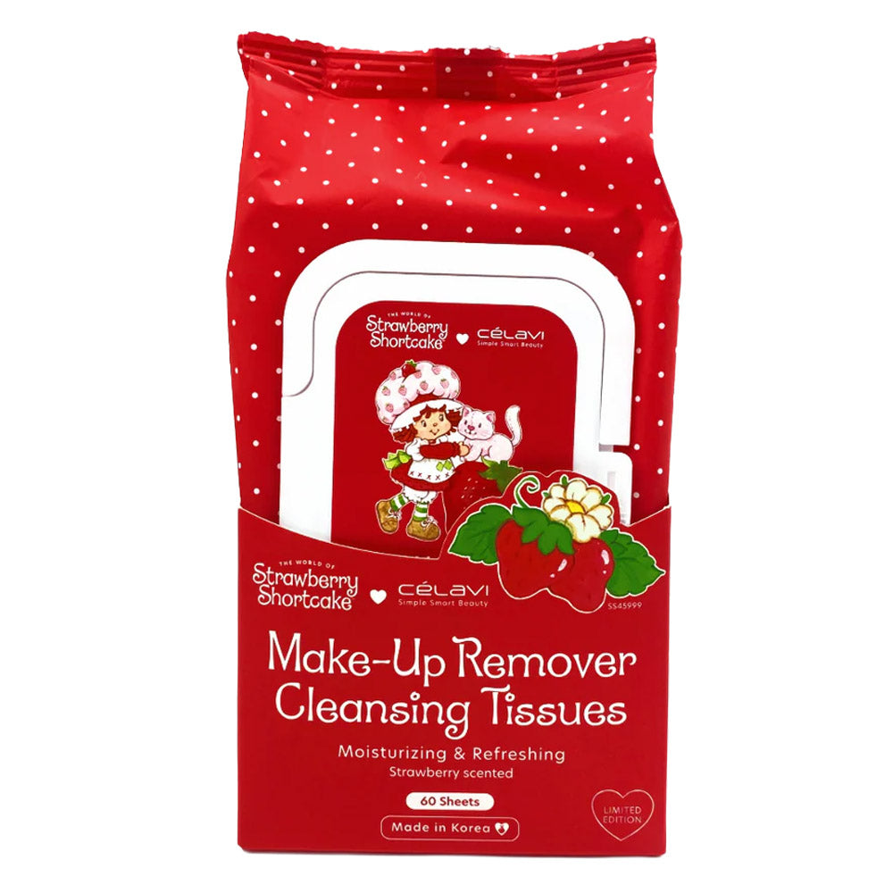 STRAWBERRY SHORTCAKE MAKE-UP REMOVER CLESANSING TISSUES
