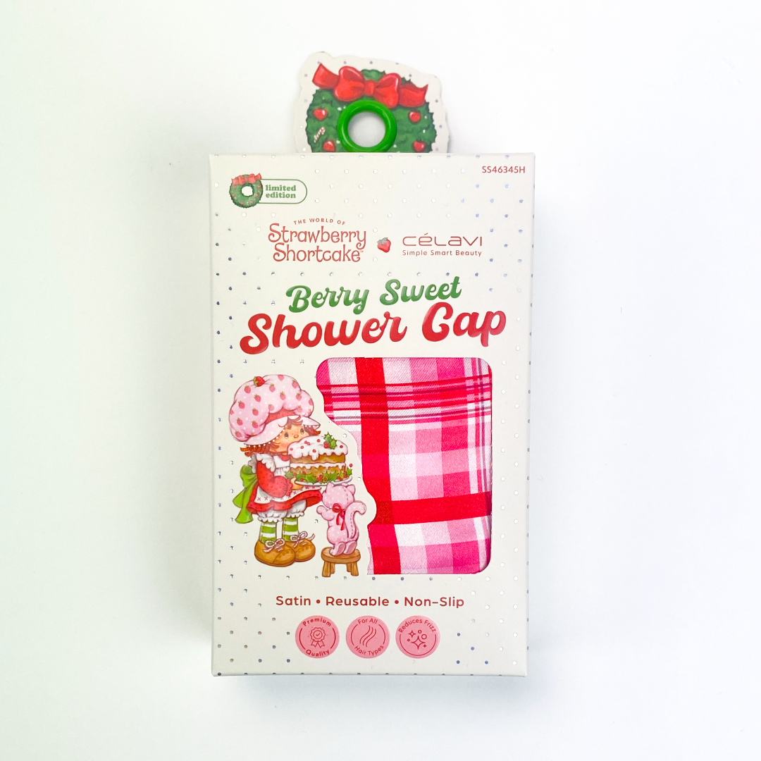 Strawberry Shortcake Holiday Berry Sweet Shower Cap