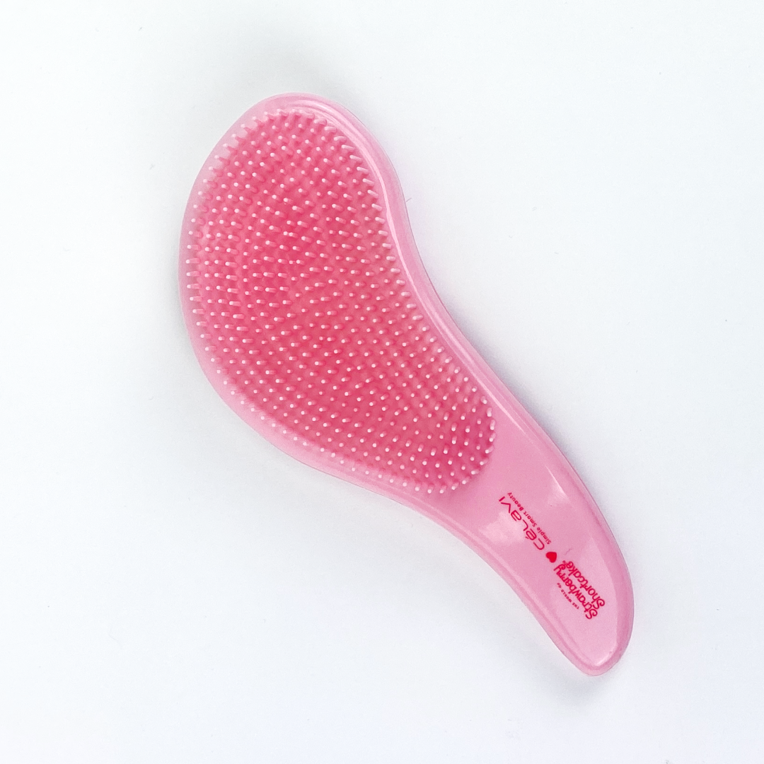 #SS46413HD - Strawberry Shortcake Holiday Single Piece Detangling Hairbrush
