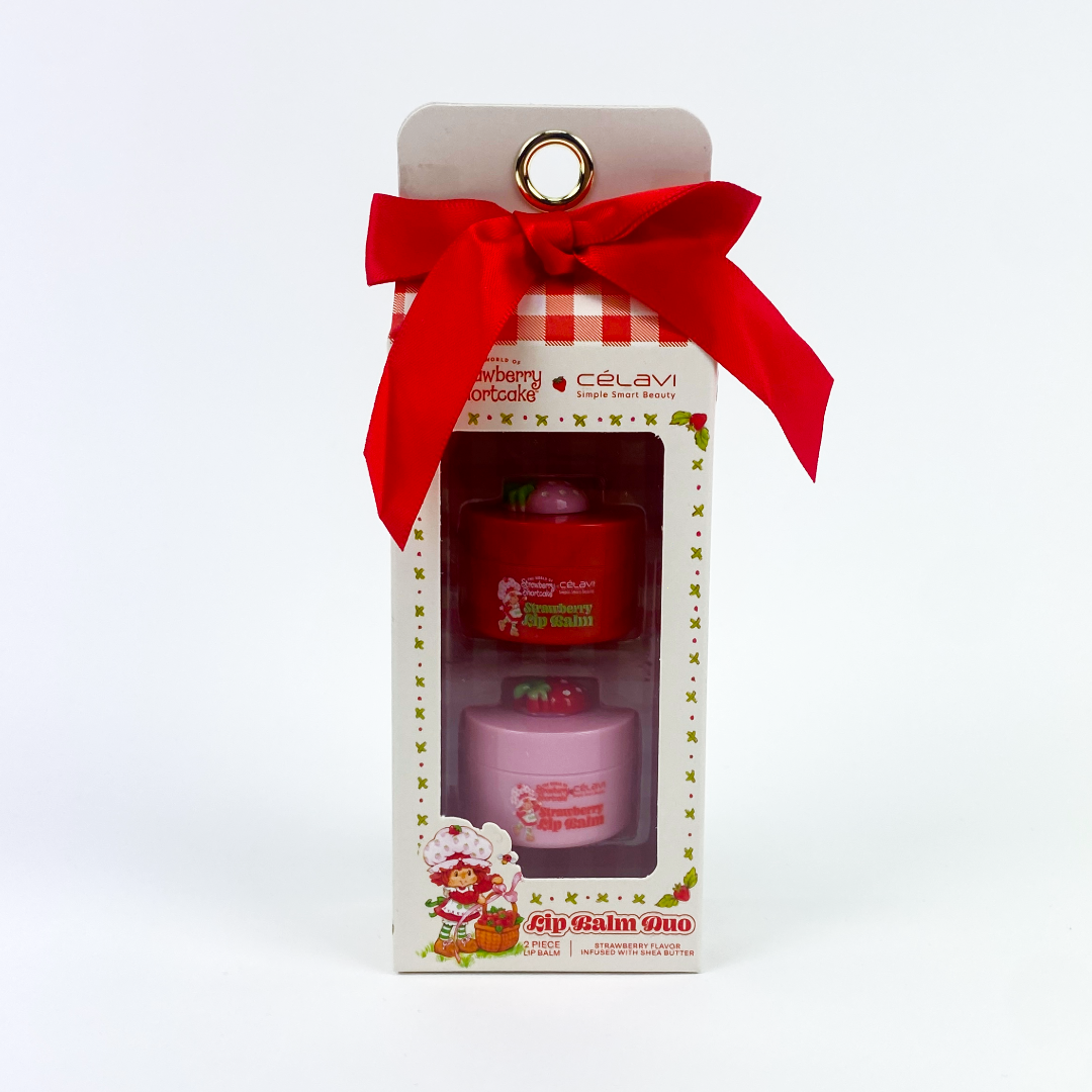 #SS60097 - STRAWBERRY SHORTCAKE 2PC LIP BALM DUO SET