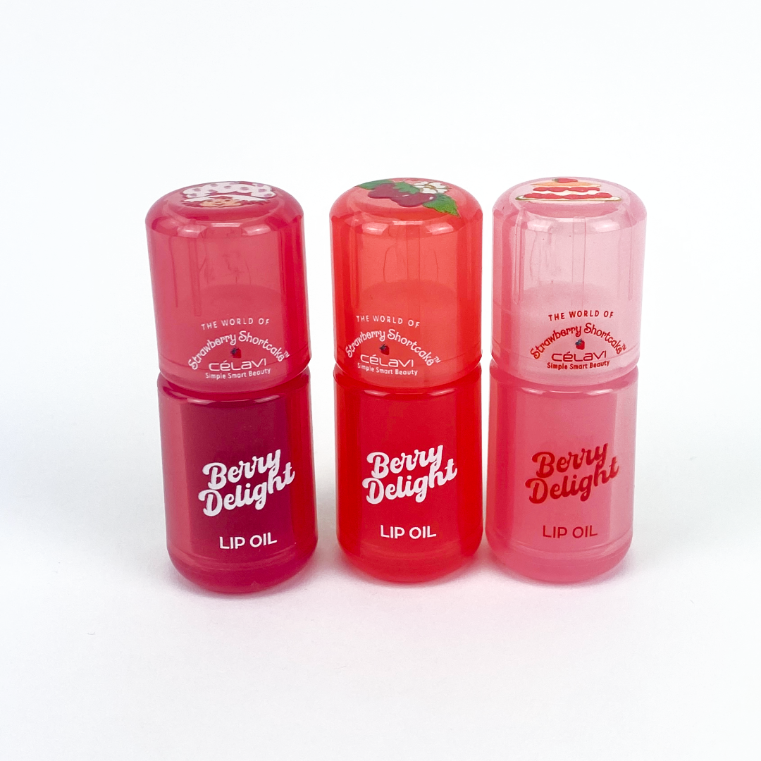 #SS60137H - STRAWBERRY SHORTCAKE LIP OIL SET