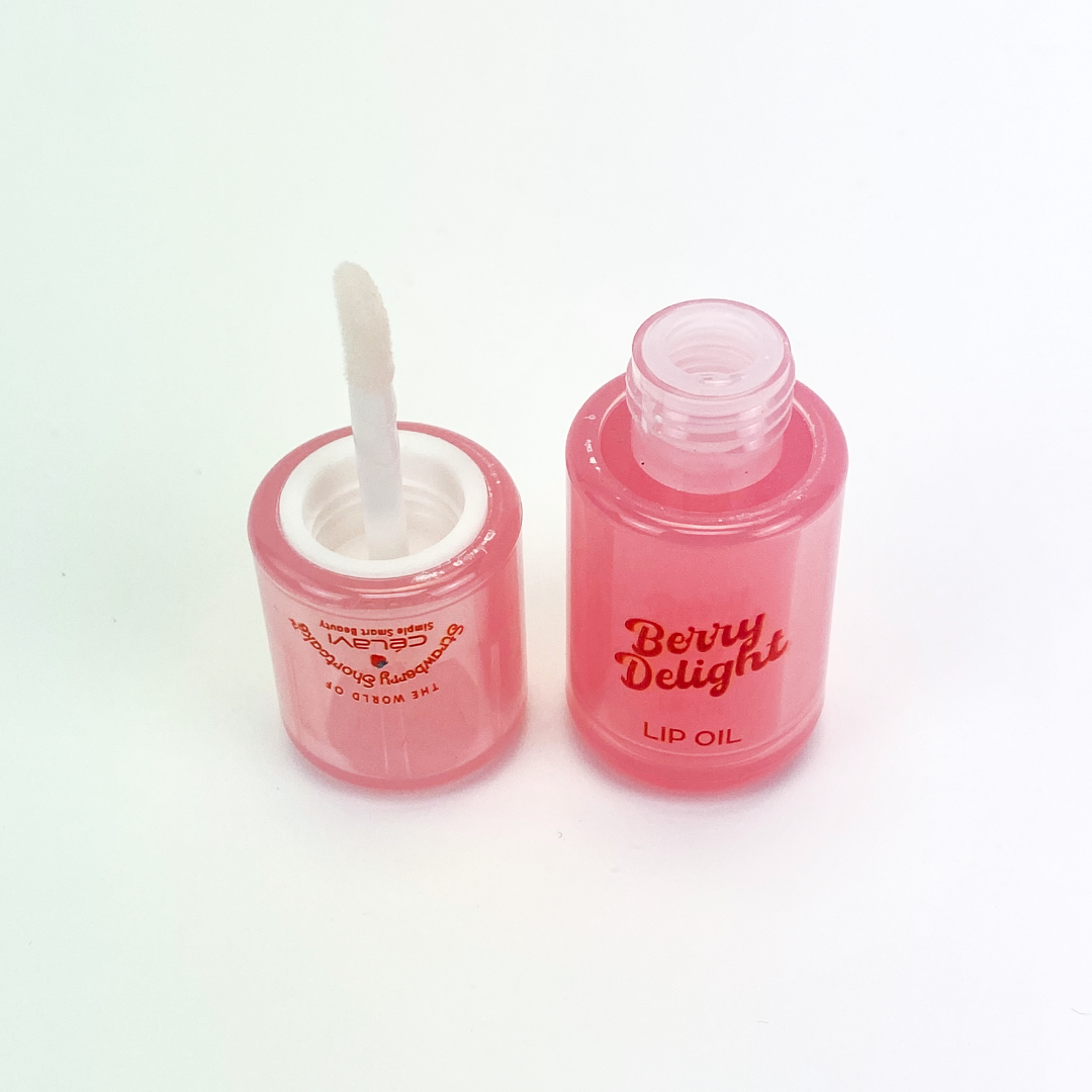 #SS60137H - STRAWBERRY SHORTCAKE LIP OIL SET