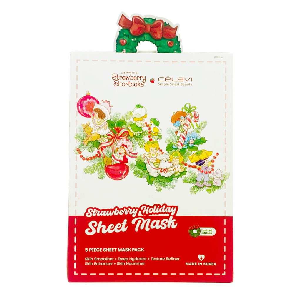 STRAWBERRY SHORTCAKE HOLIDAY SHEET MASK