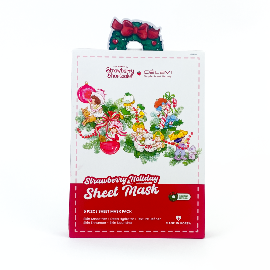 STRAWBERRY SHORTCAKE HOLIDAY SHEET MASK