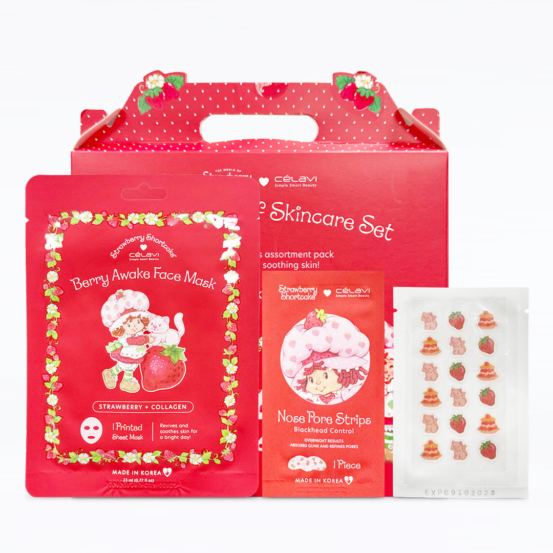 Strawberry Shortcake x Célavi "Treat Yourself" Skincare Set