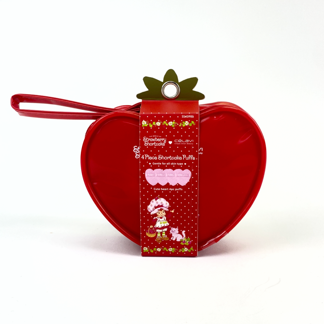STRAWBERRY SHORTCAKE HEART BAG WITH PUFFS