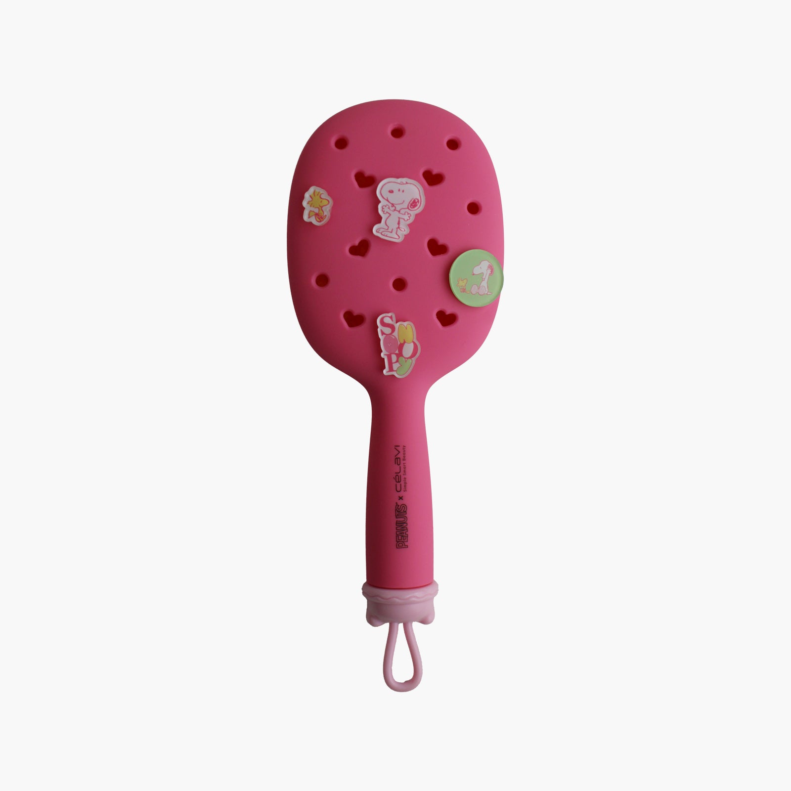 #P46566 - Celavi Peanuts Everyday Charm Hair Brush Pink