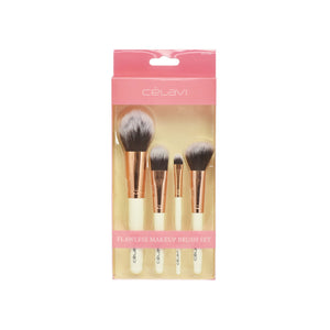 
                
                    Load image into Gallery viewer, Celavi 4PC Flawless Makeup Brush Set
                
            