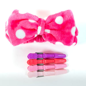 
                
                    Load image into Gallery viewer, spa headband alligator clips
                
            