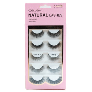 Natural Assorted Lash Strips (5 Pairs)