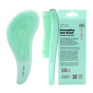 
                
                    Load image into Gallery viewer, Detangling Hair Brush Mint Green
                
            