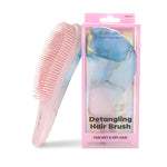 Detangling Hair Brush Pink Marble