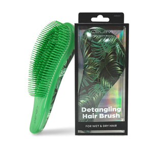 Detangling Hair Brush Jungle Green