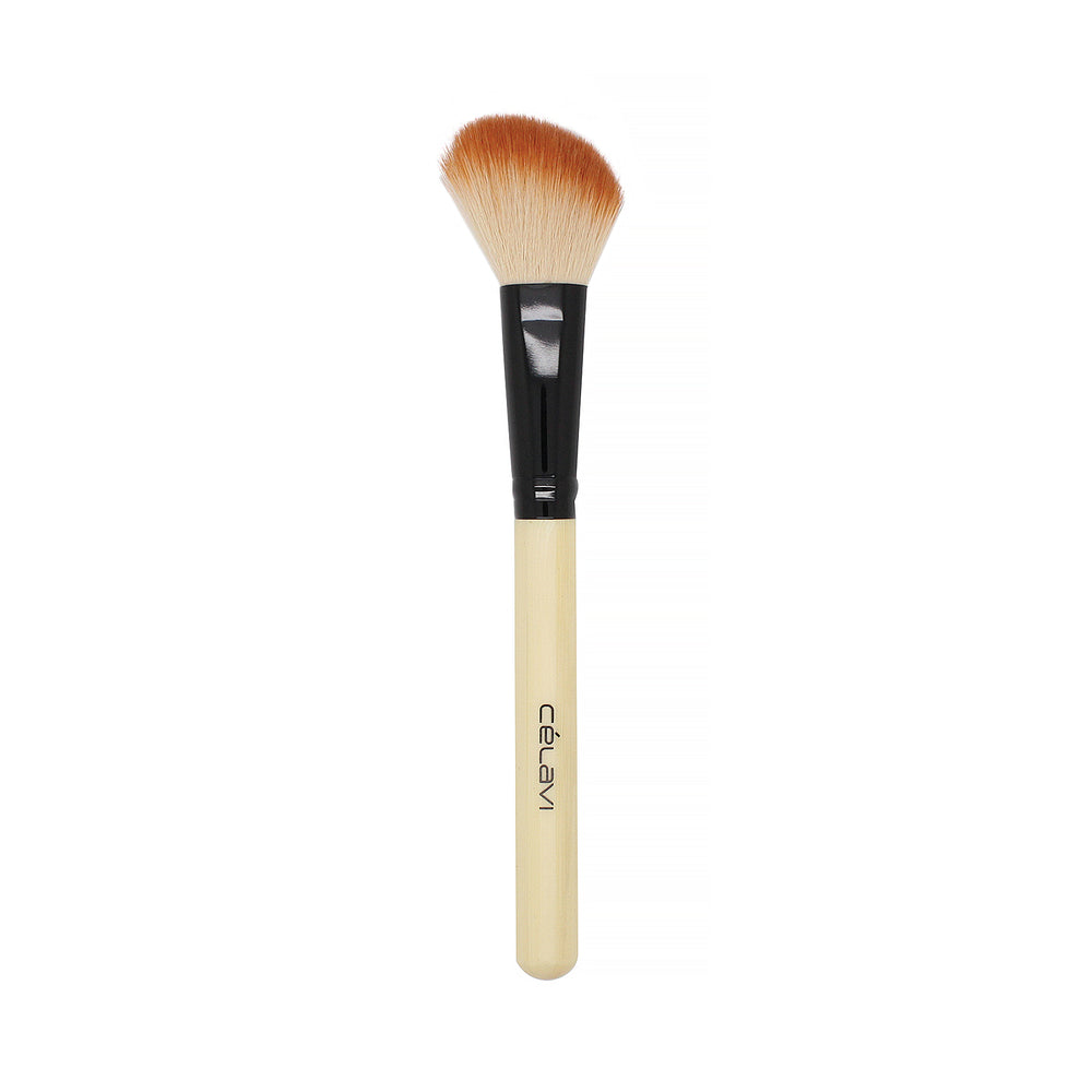 
                
                    Load image into Gallery viewer, Celavi Bamboo Angled Blush Brush
                
            