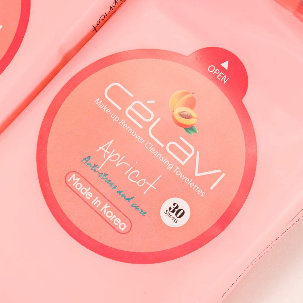 apricot cleansing makeup remover wipes
