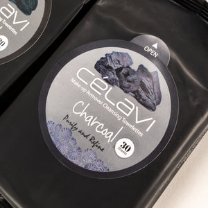 
                
                    Load image into Gallery viewer, charcoal cleansing makeup remover wipes
                
            