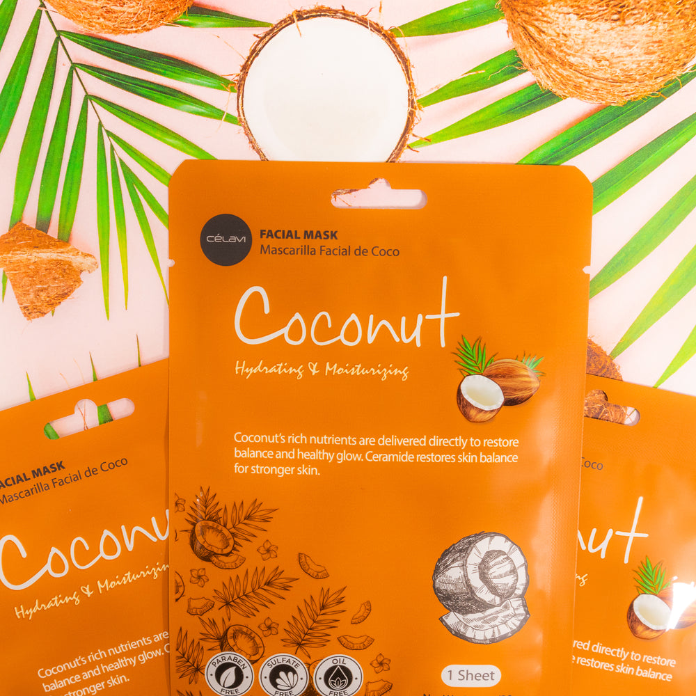 Coconut Hydrating & Face Mask - Celavi